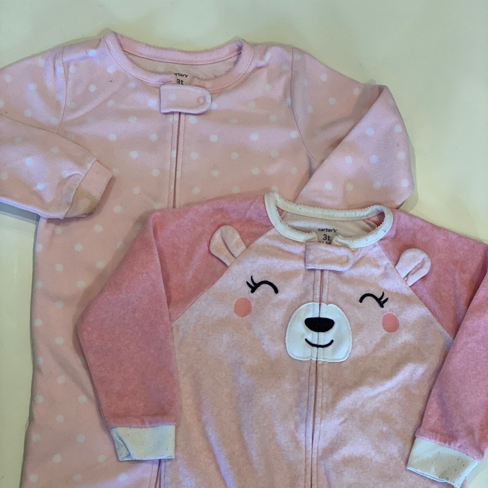 VGUC 3T CARTER’S FLEECE PAJAMAS